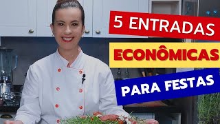 5 Entradas econômicas para festas [upl. by Spillihp]