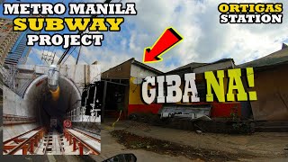 HALA GINIGIBA NA ORTIGAS STATION BINAKURAN NA  METRO MANILA SUBWAY UPDATE [upl. by Leva]