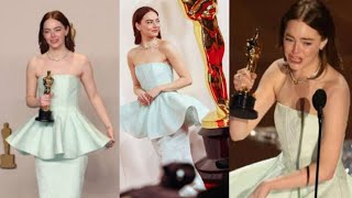 2024 年アカデミー賞  エマ・ストーンの2024年オスカースピーチビデオ エマ・ストーンが主演女優賞を受賞 [upl. by Yaresed]