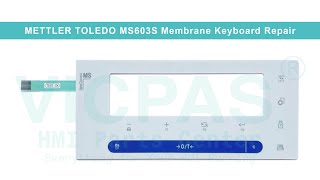 Mettler Toledo MS603S MettlerToledo NewClassic SemiMicro Balances Membrane Keyboard Replacement [upl. by Accebor760]