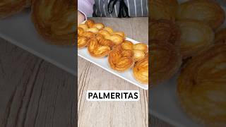 PALMERITAS de Hojaldre receta 2ingredientes [upl. by Dougy]