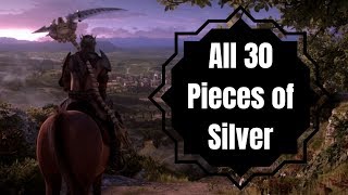 Dantes Inferno All 30 Pieces of Silver Locations [upl. by Anuayek]