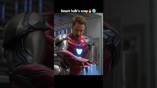 Smart hulk snap by taking advice from Tony Stark and team superheroes 🔥🥶shorts ytshorts marvel [upl. by Ck172]