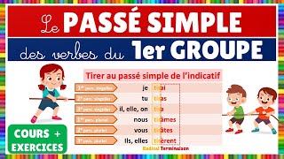 Le passé simple des verbes du 1er groupe  Conjugaison [upl. by Fifi]