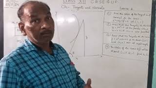 Tangent and normal Mathematics by Rajeev sir for class 12th [upl. by Braswell]