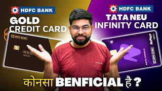 HDFC Regalia Gold Vs Tata Neu Infinity Credit Card  10 Cashback [upl. by Namzed]