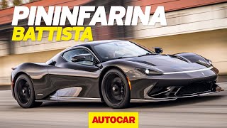 Pininfarina Battista review  New 1900hp electric hypercar driven  Autocar [upl. by Eceinwahs279]