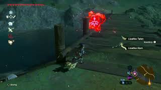 Zelda BOTW One of my most funny yiga kills [upl. by Ellehcear]