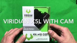 VIRIDIAN X5L with CAM 1080P HDgreen laser500 lumens flashlight open box [upl. by Hildie]