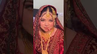 Raaz ki naaz wedding lock say mashallah wedding makeup by brush and blush123love [upl. by Licastro]