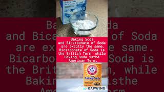 BICARBONATE OF SODA AND BAKING SODA WHAT IS THE DIFFERENCE [upl. by Nyved593]