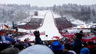 Severin Freund Willingen 2015 1 Durchgang 1495 Meter  Live an der Schanze [upl. by Qifahs40]