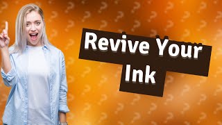 How do I revive my HP printer ink [upl. by Jea]