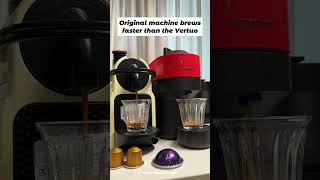 Nespresso Original Vs Vertuo  Whats the difference nespresso coffee espressomachine [upl. by Dearden]