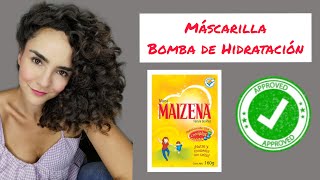 MÁSCARILLA DE MAIZENA ¡BOMBA DE HIDRATACIÓN  PLATIQUITA BUENA ONDA [upl. by Amorita]