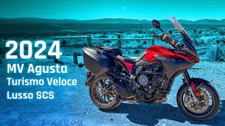 2024 MV Agusta Turismo Veloce Lusso SCS Redefining SportTouring Excellence [upl. by Neyut]