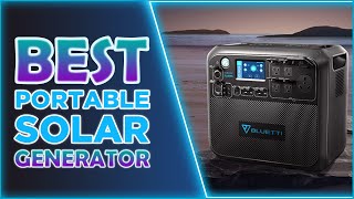 Best Portable Solar Generators 2023  The only 5 you should consider today [upl. by Tfat]