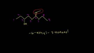 Alcohol nomenclature  Alcohols ethers epoxides sulfides  Organic chemistry  Khan Academy [upl. by Nnyledam]