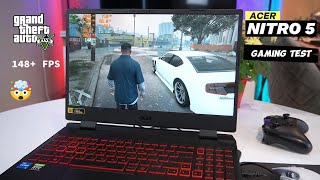 Acer Nitro 5 i5 12th gen RTX 3050 Gaming Test  Acer Nitro 5 GTA 5 Gameplay  Hemant TechTalks [upl. by Caasi]