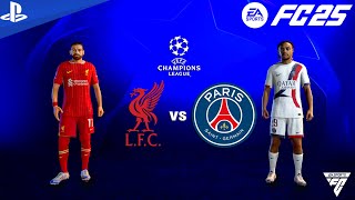 FC 25  Liverpool vs PSG  UEFA Champions League Match  PS5™ 4K [upl. by Meehaf]