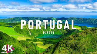 Portugal 4K UHD  Scenic Relaxation Film With Calming Music  4K Video Ultra HD [upl. by Denver]