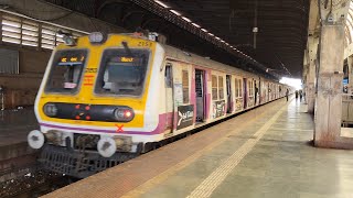 Airoli Action  Harbour Line Trains to Panvel Vashi amp Thane [upl. by Ycram31]