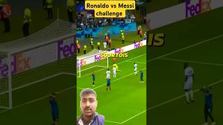 Ronaldo vs Messi challenge football short [upl. by Akenahs729]