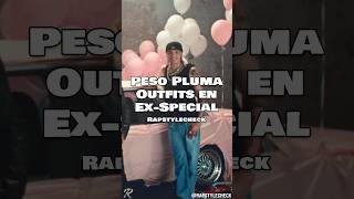 PESO PLUMA OUTFITS EN quotEXSPECIALquot 🔥🇲🇽 pesopluma regionalmexicano outfitideas shorts jhayco [upl. by Clyve]