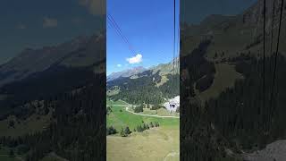 Cable car tour at the mountanous place of SWITZERLAND [upl. by Rodolphe]