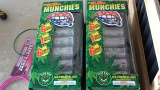 2 sets of Munchies 15quot canister shells by Pyro High  Sent up FAST [upl. by Jacques]