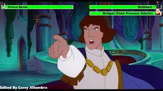 The Swan Princess 1994 Final Battle with healthbars 12 [upl. by Maggs]