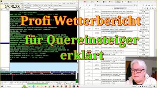 Profi RTTY WetterberichtSeewetterbericht für Quereinsteiger erklärt [upl. by Ciro]