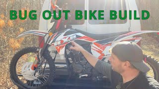 Bug Out Bike Build Begins [upl. by Yhtak]