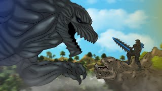 GODZILLA ARMOR  Methuselah vs Godzilla Filius Earth  PANDY Animation 56 [upl. by Lavery]