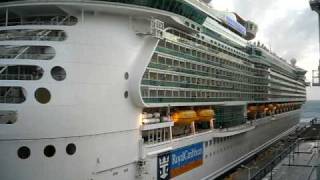 Freedom of the Seas departing St Maarten [upl. by Aniteb]