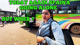 Today Again Spaina Going Alone But Where  konkanivlog [upl. by Amilah351]