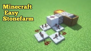 minecraft stone farm automatic 121 [upl. by Kendricks]