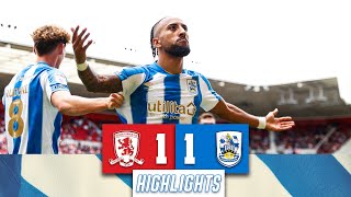 HIGHLIGHTS  Middlesbrough vs Huddersfield Town [upl. by Mackey]