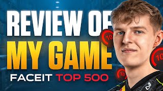 NaToSaphiX Reviews Own Top500 FACEIT Game [upl. by Ahgiel]