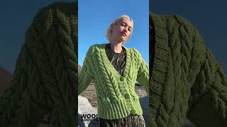 TRICOT Modèle gilet quotAPPLIED BOTANYquot Wool Addicts de Lang Yarns [upl. by Amme]