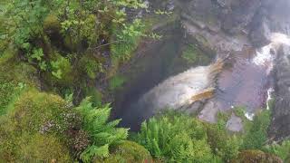 Gaping Gill In Full Flood UK largest waterfall [upl. by Greeson]