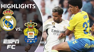 Real Madrid vs Las Palmas  LALIGA Highlights  ESPN FC [upl. by Riamo]