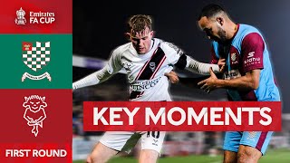 Chesham United v Lincoln City  Key Moments  First Round  Emirates FA Cup 202425 [upl. by Aimaj]