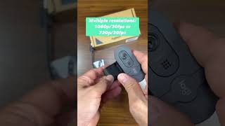 Logitech Brio 105 Unboxing and First Look at the New Business Webcam [upl. by Yddub]