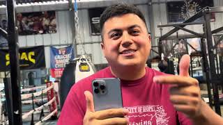 ROBERT GARCIA ON CANELO WIN OVER BERLANDA SAYS TANK DAVIS IS LIKE CANELO THEY SELLOUT EVERYWHERE [upl. by Yecram]