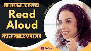 PTE Read Aloud  DECEMBER 2024  MUST PRACTICE [upl. by Enrica]