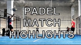 Padel Match Highlights  Played on the left Good Intermediate Level 04102024 [upl. by Nadabus]