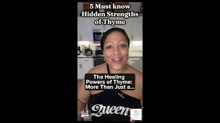 The Healing Powers of Thyme More Than Just a Herb  Natalie Brierre [upl. by Uda]