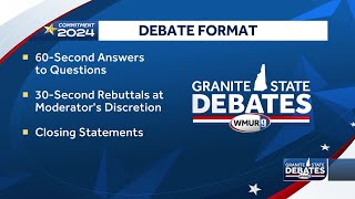 2024 New Hampshire debate involving 1st District candidates Debate format [upl. by Annod157]