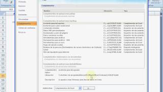 Habilitar Complementos en Excel 2007 [upl. by Ellehsim]